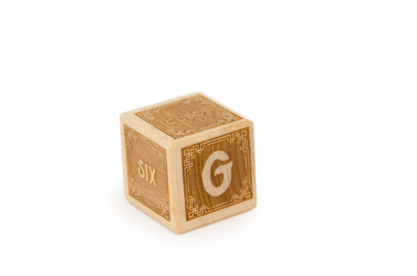 Cubos Classic Wooden Alphabet Block Set - G
