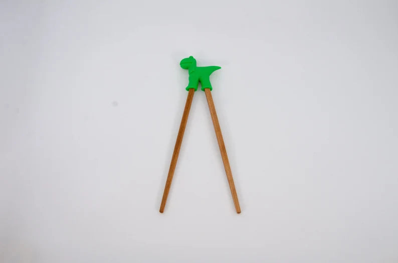 Simpo Kid Chopsticks Animal Helper - Green Dinosaur