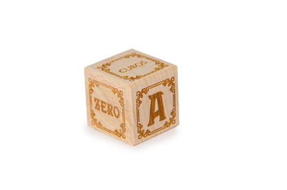Cubos Wooden Alphabet Block Set - A
