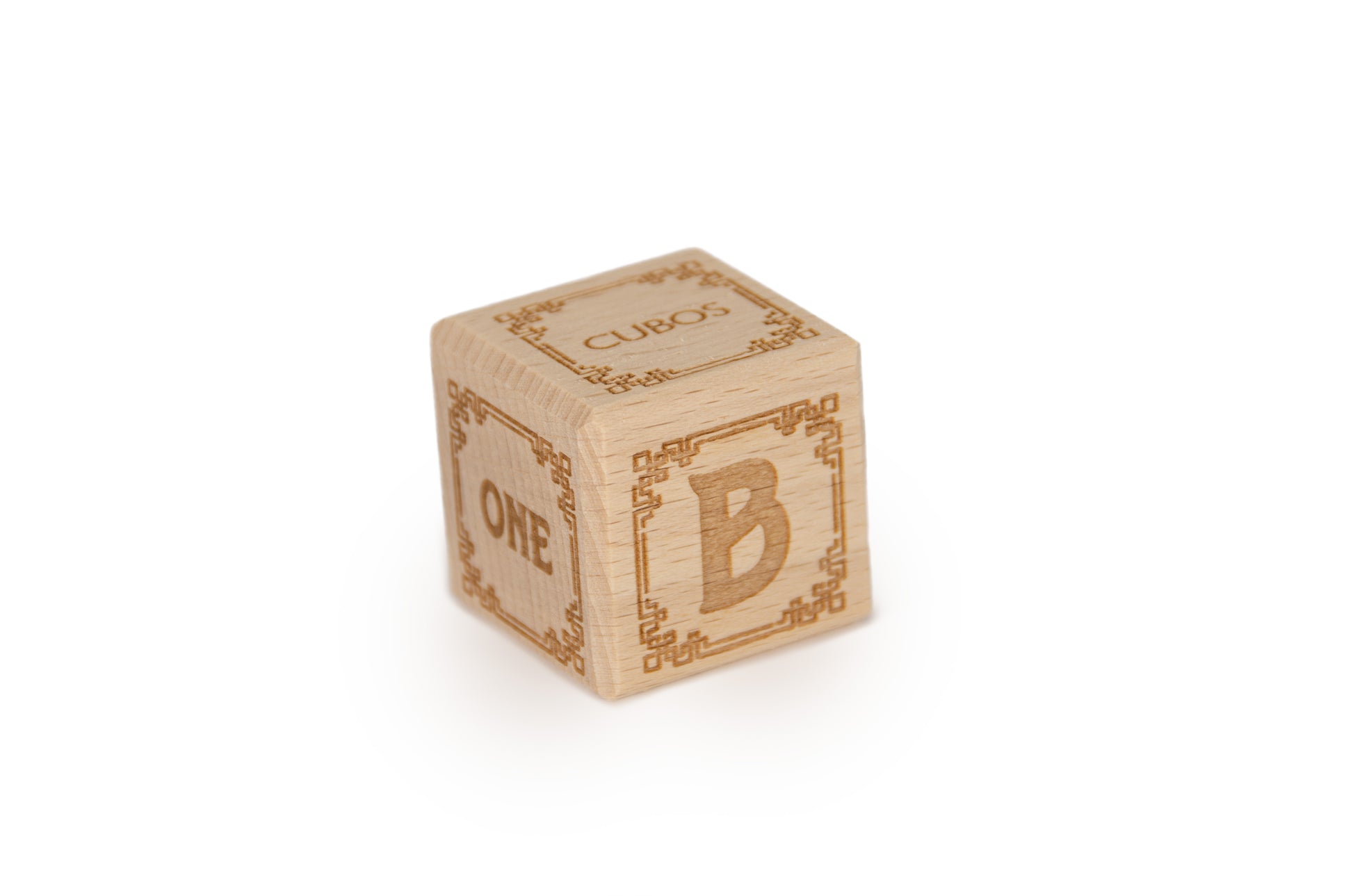 Cubos Wooden Alphabet Block Set - B