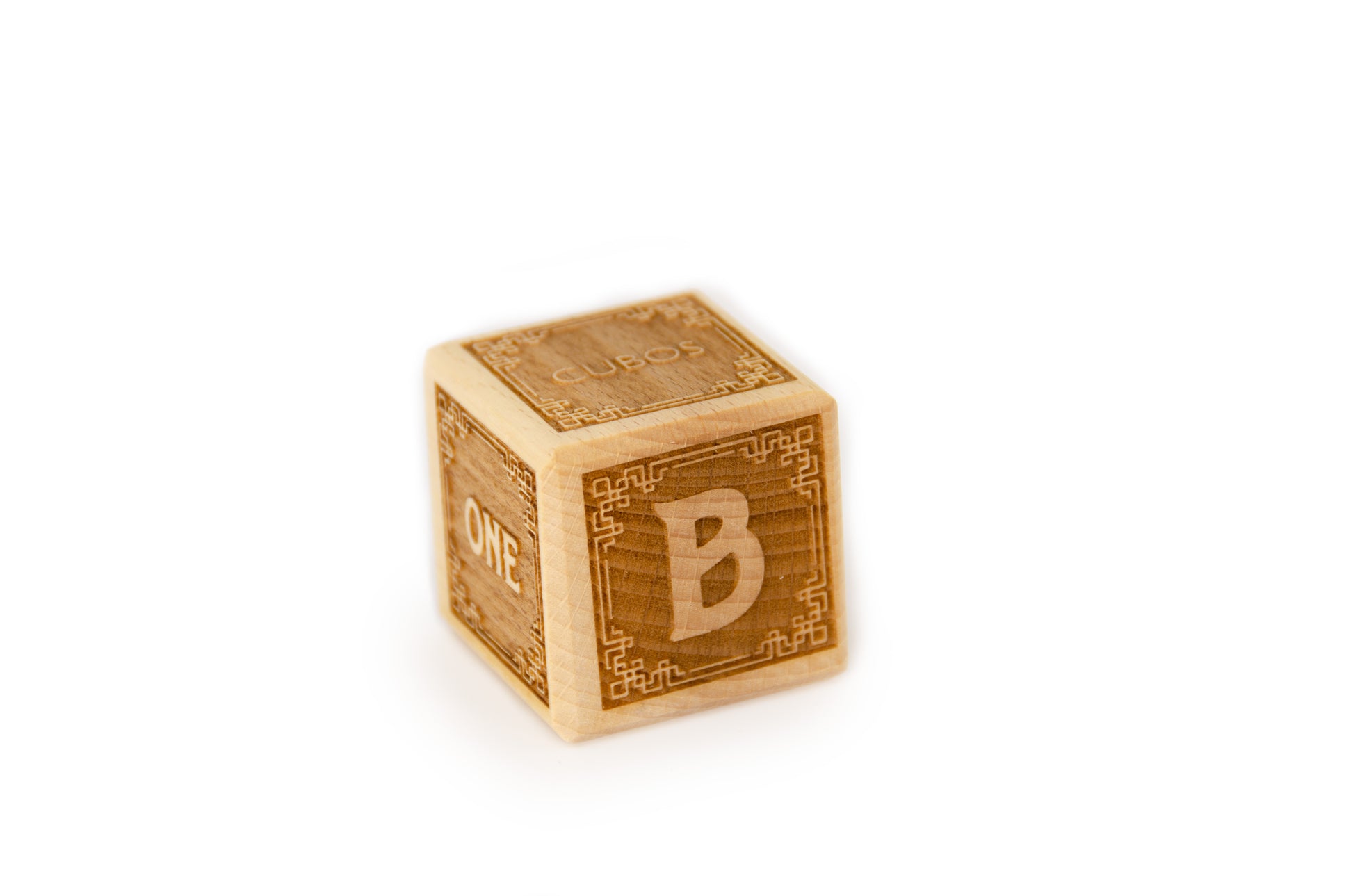 Cubos Classic Wooden Alphabet Block Set - B