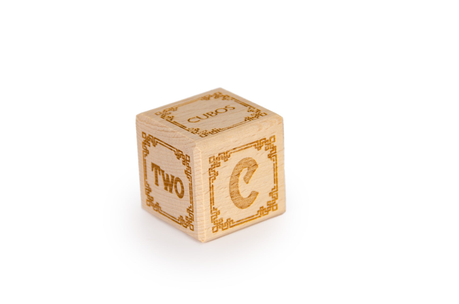 Cubos Wooden Alphabet Block Set - C