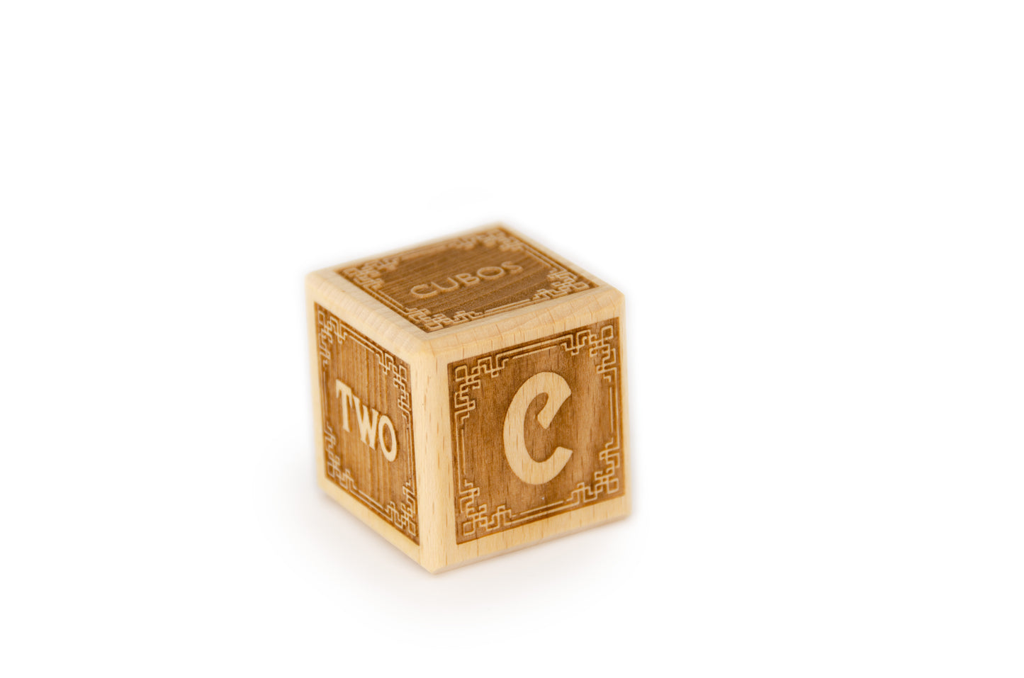 Cubos Classic Wooden Alphabet Block Set - C
