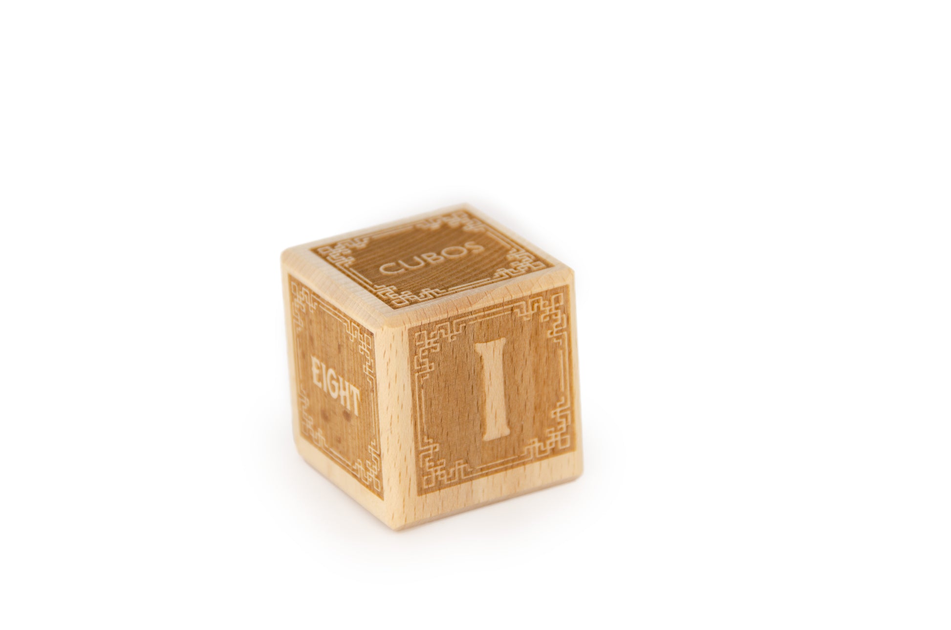 Cubos Classic Wooden Alphabet Block Set - I