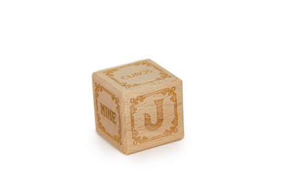 Cubos Wooden Alphabet Block Set - J