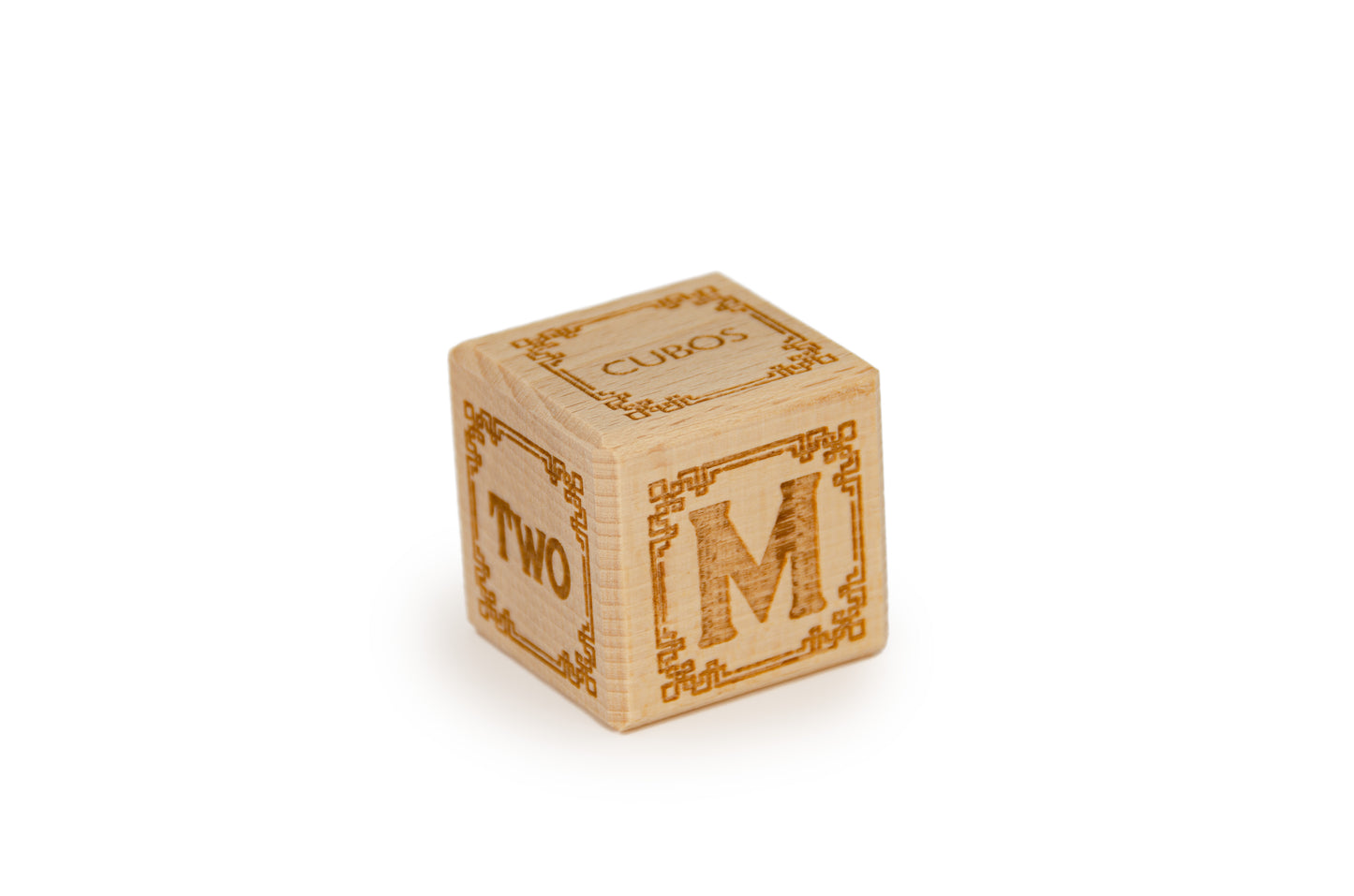 Cubos Wooden Alphabet Block Set - M