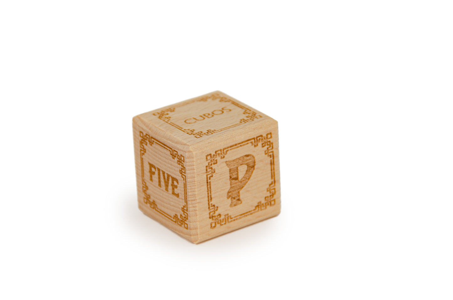 Cubos Wooden Alphabet Block Set - P