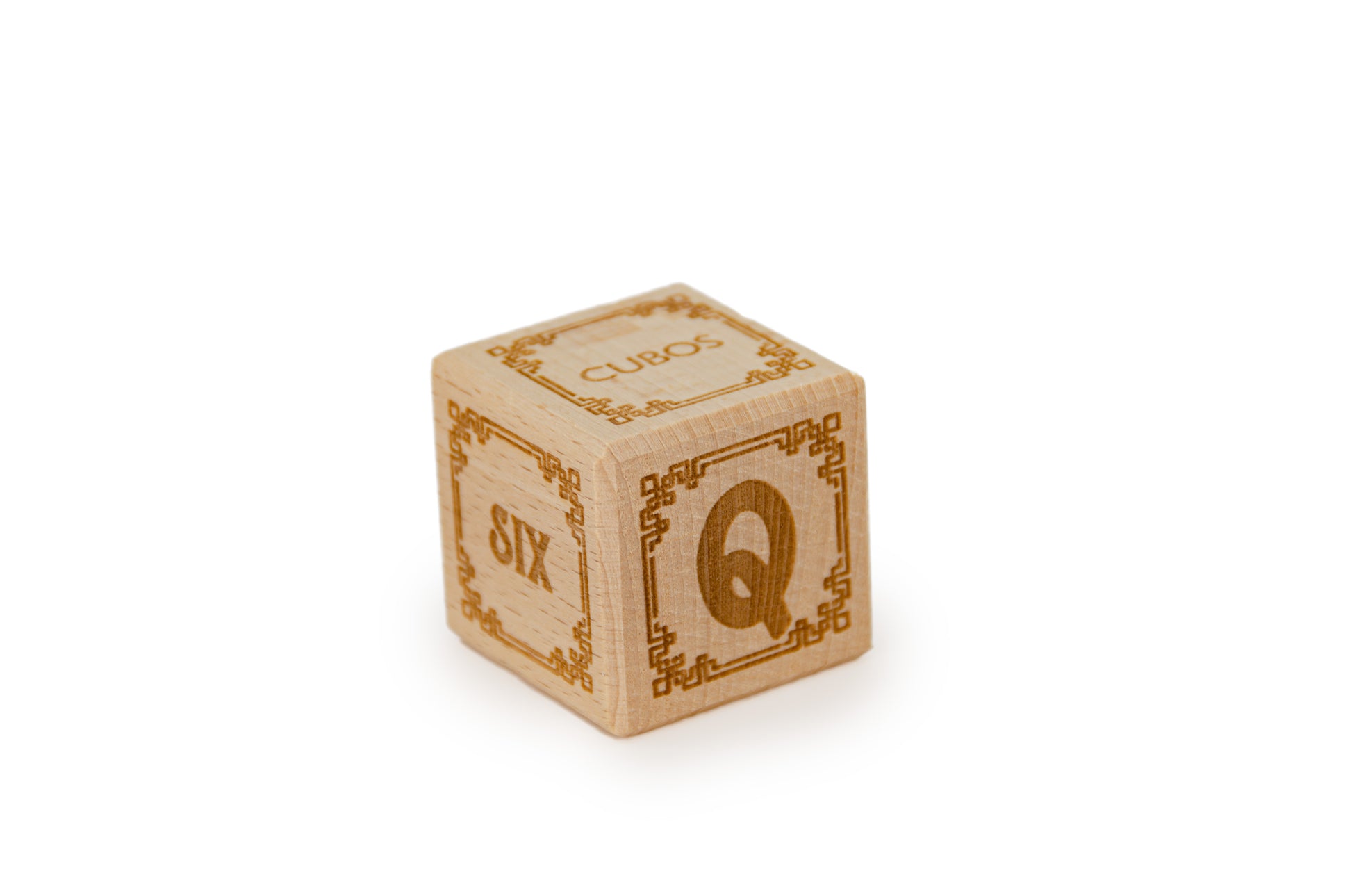 Cubos Wooden Alphabet Block Set - Q