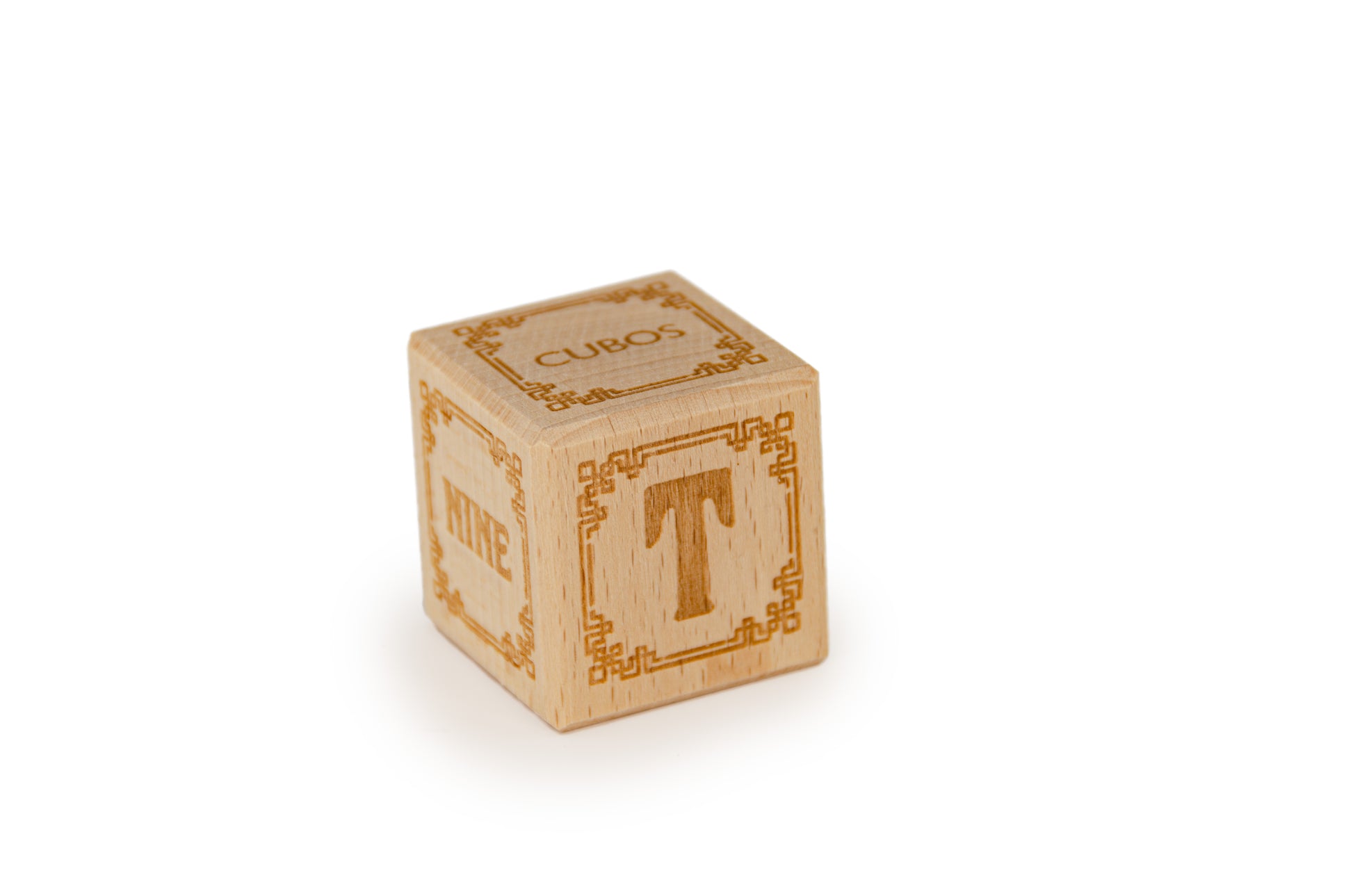 Cubos Wooden Alphabet Block Set - T