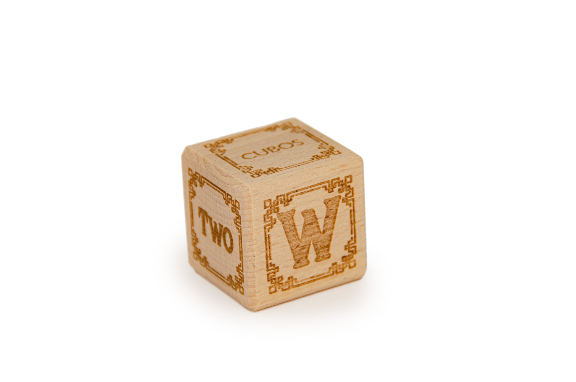 Cubos Wooden Alphabet Block Set - W