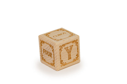 Cubos Wooden Alphabet Block Set - Y