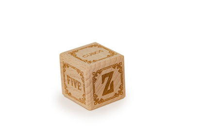Cubos Wooden Alphabet Block Set - Z