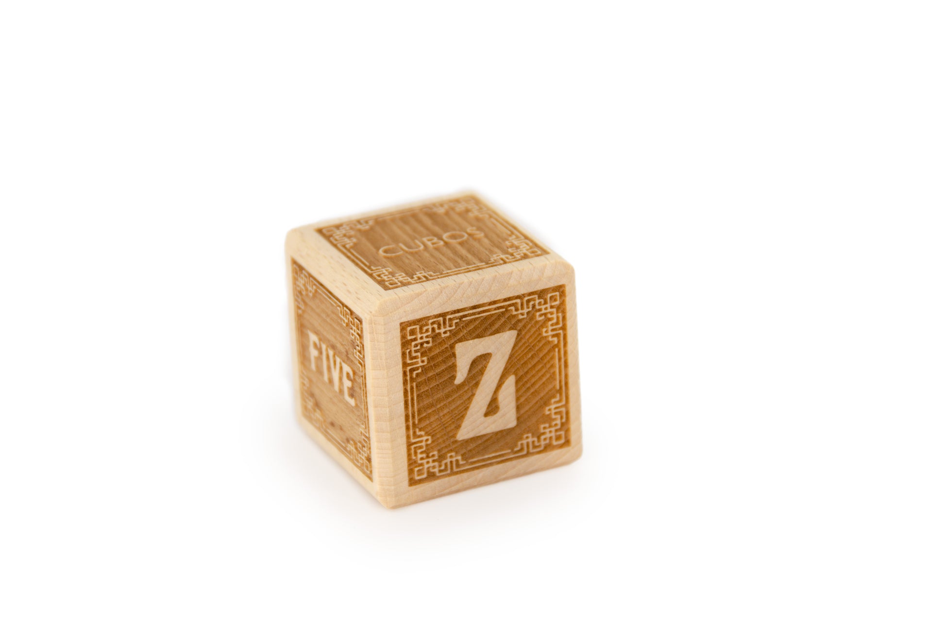 Cubos Classic Wooden Alphabet Block Set - Z