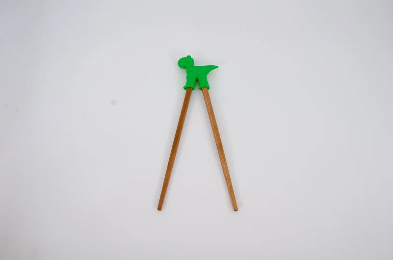 Simpo Kid Chopsticks Animal Helper - Green Dinosaur
