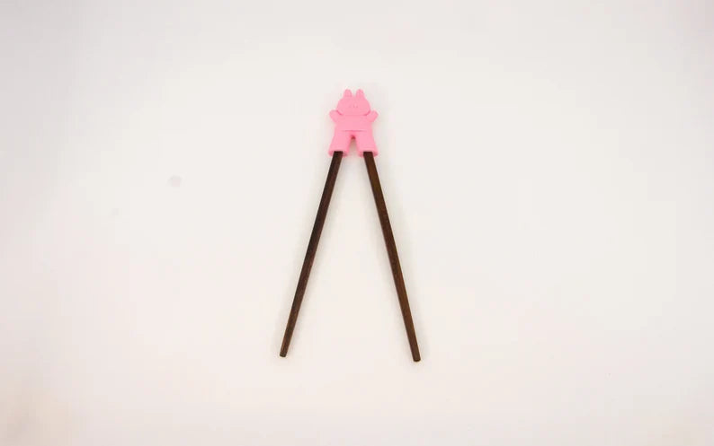 Simpo Kid Chopsticks Animal Helper - Pink Rabbit